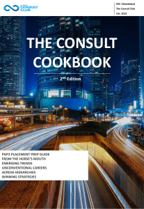 Consulting Placement Prep Guide: IIM-A Cookbook