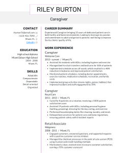 caregiver-resume-example