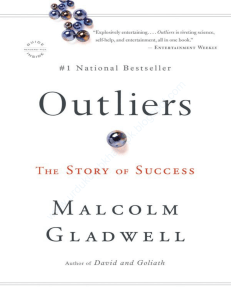 Outliers- Story of Success by Malcolm Gladwell urdukutabkhanapk