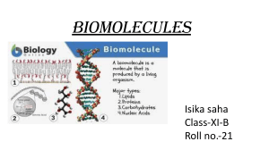 BIOMOLECULES-2