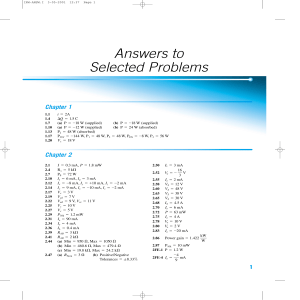 Circuit Analysis, (solution manual)