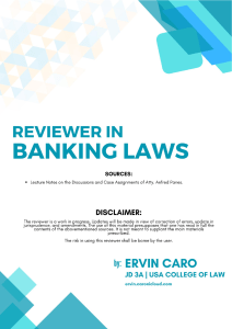 Banking-Laws-Reviewer