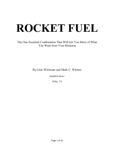 Rocket Fuel Excerpt - No Copy Edit