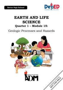 Earth and Life Module 15