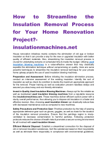 How to Streamline the Insulation Removal Process for Your Home Renovation Project-insulationmachines.net