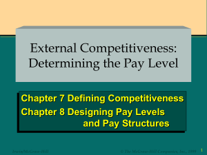 compensation   external competitiveness