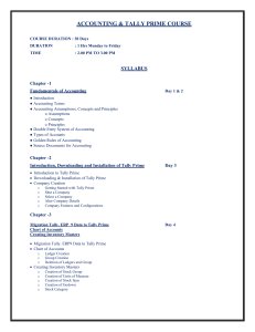 Accounting-and-TallyPrime-Syllabus certificate coures