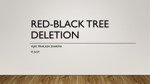 Red black Tree Deletion