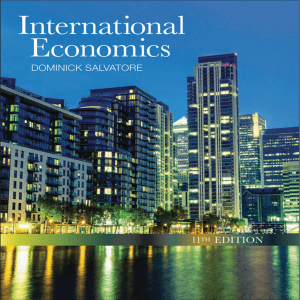 Dominick Salvatore - International Economics-Wiley (2013)