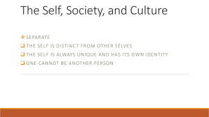 The-Self-Society-and-Culture