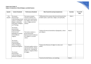melcs-introduction-of-world-religion-and-belief-system