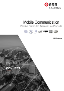 ESB Sistemas - Mobile communication PDAS catalogue 2020 April 1.0
