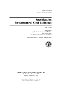 ASCE-10 specification for structural steel build