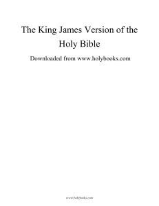 The-Holy-Bible-King-James-Version