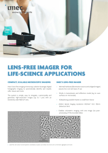 Lens-free imager for life-science applications digital 0