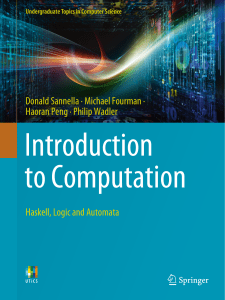 introduction to computation