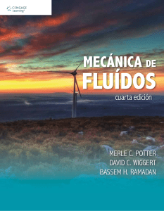 Mecánica de fluidos. by Merle C. Potter Bassem H. Ramadan Wiggert David C.