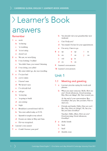 ANSWERS KEY BOOK 7 LS