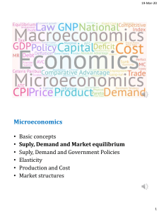 ECONOMICS-2 Supply demand