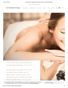 Massage Köln   Massagen für Körper und Seele - Namaste Massage