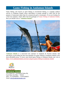 Game Fishing in Andaman Islands
