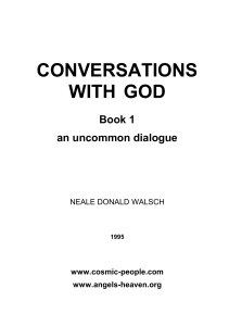 In Conversation with God