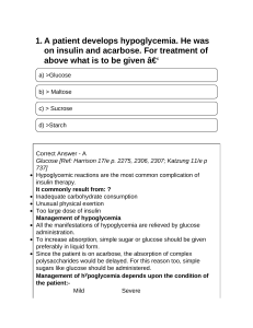 Endocrinology & Diabetes MCQs for Medical Exams