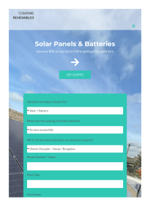 Cost of Solar PV panels