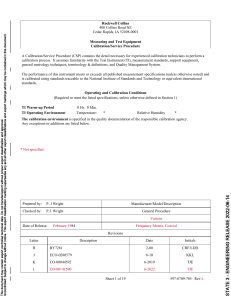 537A Frequency Meter