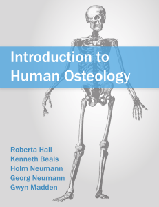 Introduction to Human Osteology Hall R