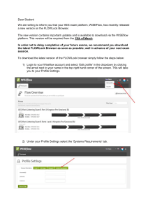 WISEflow FlowLock Browser Update