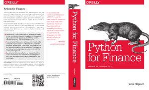 Yves Hilpisch - Python for Finance  Analyze Big Financial Data-O'Reilly Media (2014)