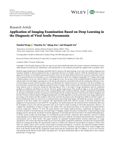 Deep Learning for Viral Pneumonia Diagnosis