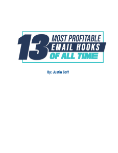 SWIPE The 13 most profitable email hooks of all time