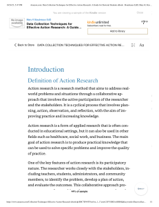 Data Collection Techniques for Effective Action Research  A Guide for Doctoral Students eBook   Boudreaux EdD, Mary K  Kindle Store