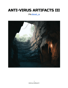 ANTIVIRUS ARTIFACTS III