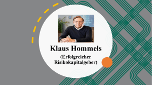Gibt es interessante Fakten über Klaus Hommels' Leben?