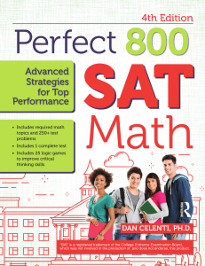 Perfect 800+ SAT