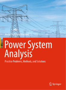 Mehdi Rahmani-Andebili - Power System Analysis  Practice Problems, Methods, and Solutions-Springer (2021)