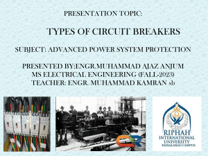 Types of Circuit breakers