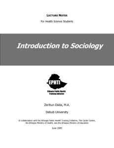 Intro to sociology 