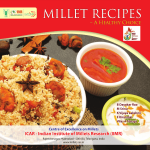 Millet Recipes 2021 English