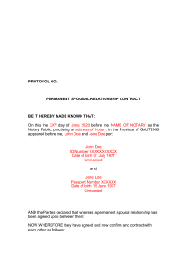 2 NOTARIAL CONTRACT - TEMPLATE