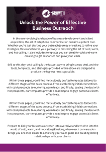 Unlock the Power of Effective Business Outreach