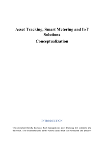 Asset-Tracking, IoT solutions and Smart Metering