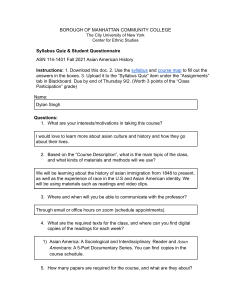 Copy of ASN114-1401 F21 Syllabus Quiz & Student Questionnaire