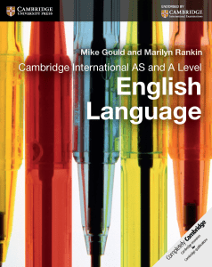 Cambridge International AS and A Level English Language Coursebook Ebook ( PDFDrive )