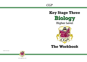 KS3 Biology Workbook - Higher ( - CGP Books