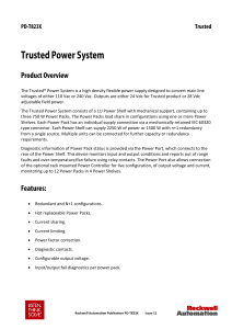 T8230 - TRUSTED POWER SYSTEM -PRODUCT OVERVIEW