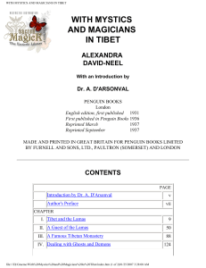 GD569-Alexandra David-Neel, A. D'Arsonval, Paul Tice - Magic and Mystery in Tibet-Book Tree (2000)